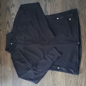 Gap Fit Black Running Jacket Size XL